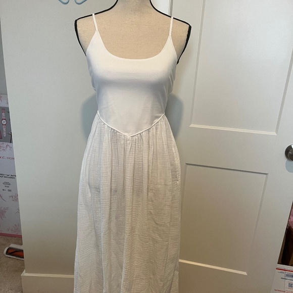 Aerie White dress/ Size Small - Picture 1 of 5